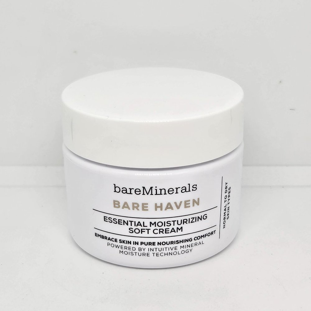 New bareMinerals Bare Haven Essential Moisturizing Soft Cream 30 g / 1 oz No Box